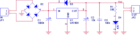 orcad1 - Schema dell'alimentatore