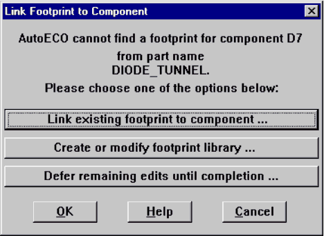 orcad2 - Scelta del footprint