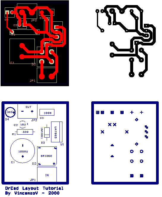 orcad7 - alcune viste del circuito
